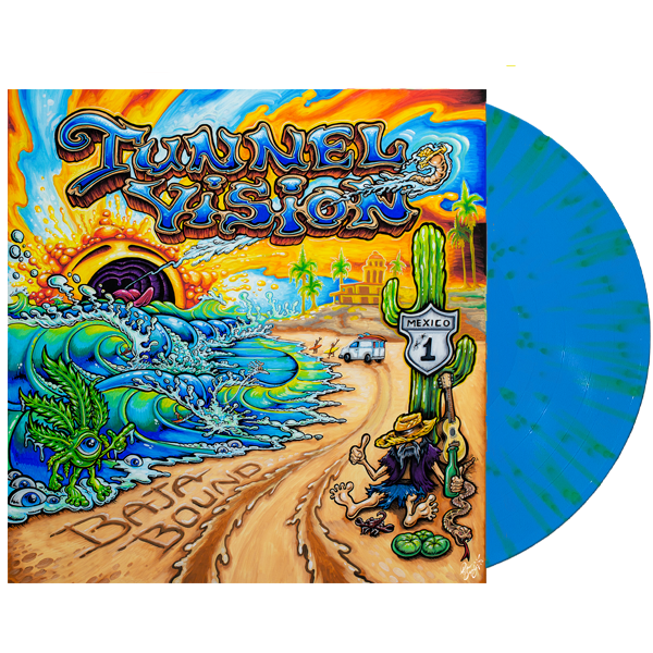 Tunnel Vision "Baja Bound" LP (Blue/Green Splatter)
