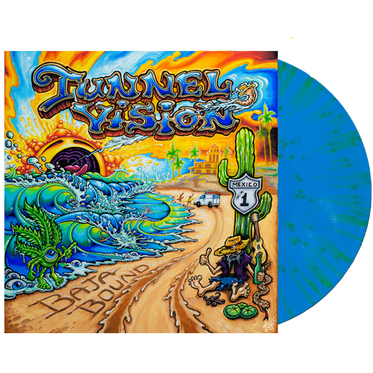 Tunnel Vision "Baja Bound" LP (Blue/Green Splatter)