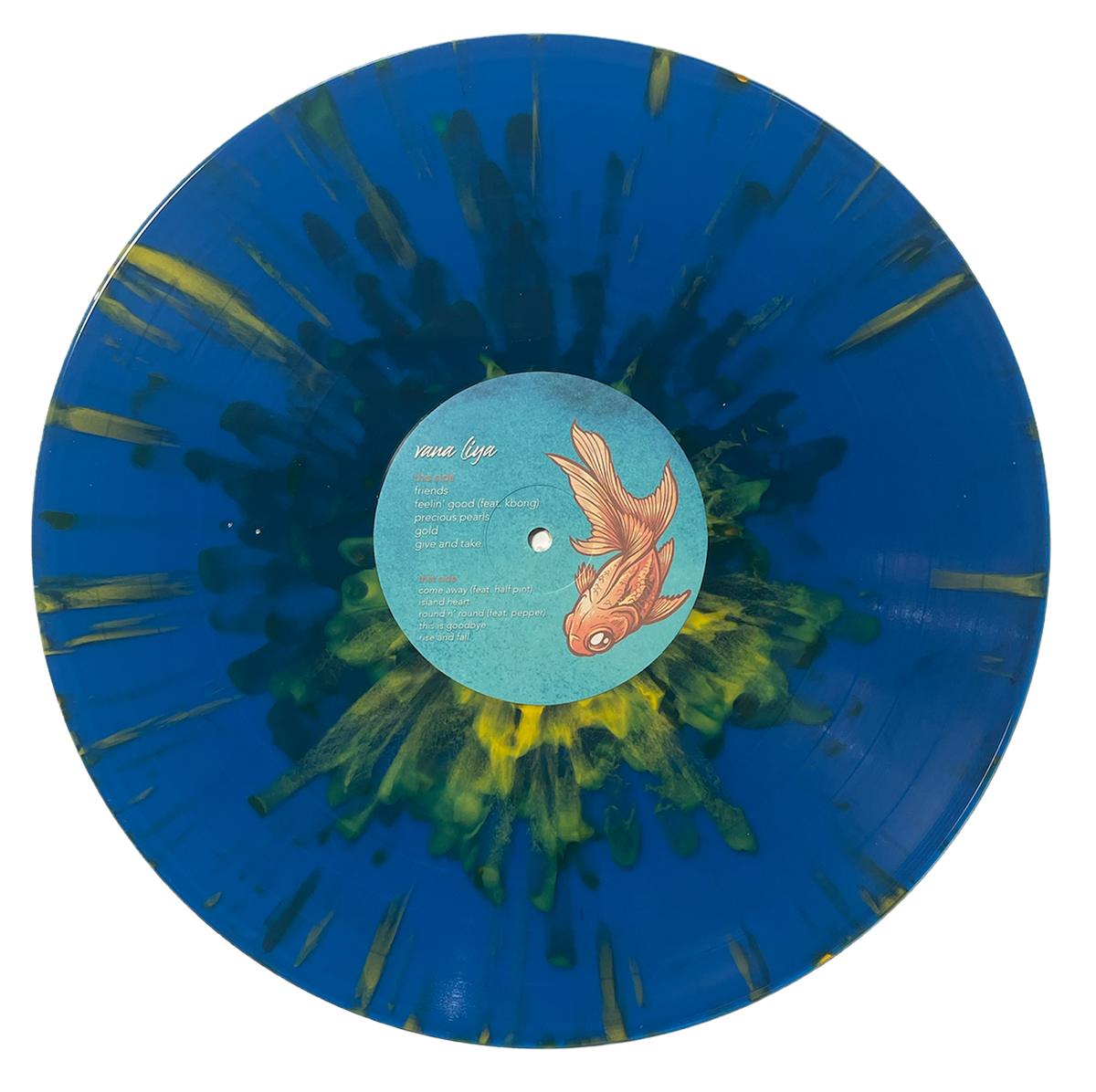 Vana Liya - Little Kahuna LP (Blue with Yellow Splatter)