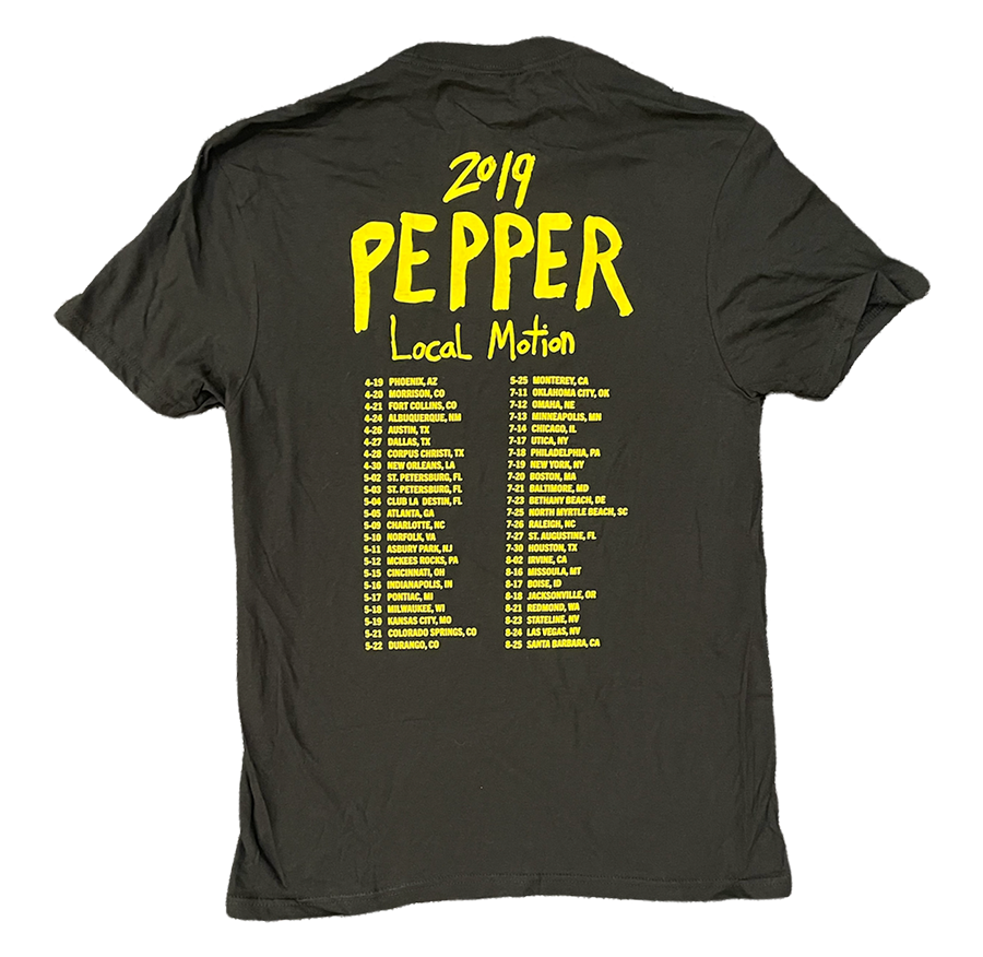 Pepper - 2019 Tour Tee (Black)