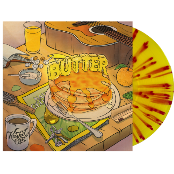 Kash'd Out Butter Vinyl - (Yellow w Red Splatter) LP
