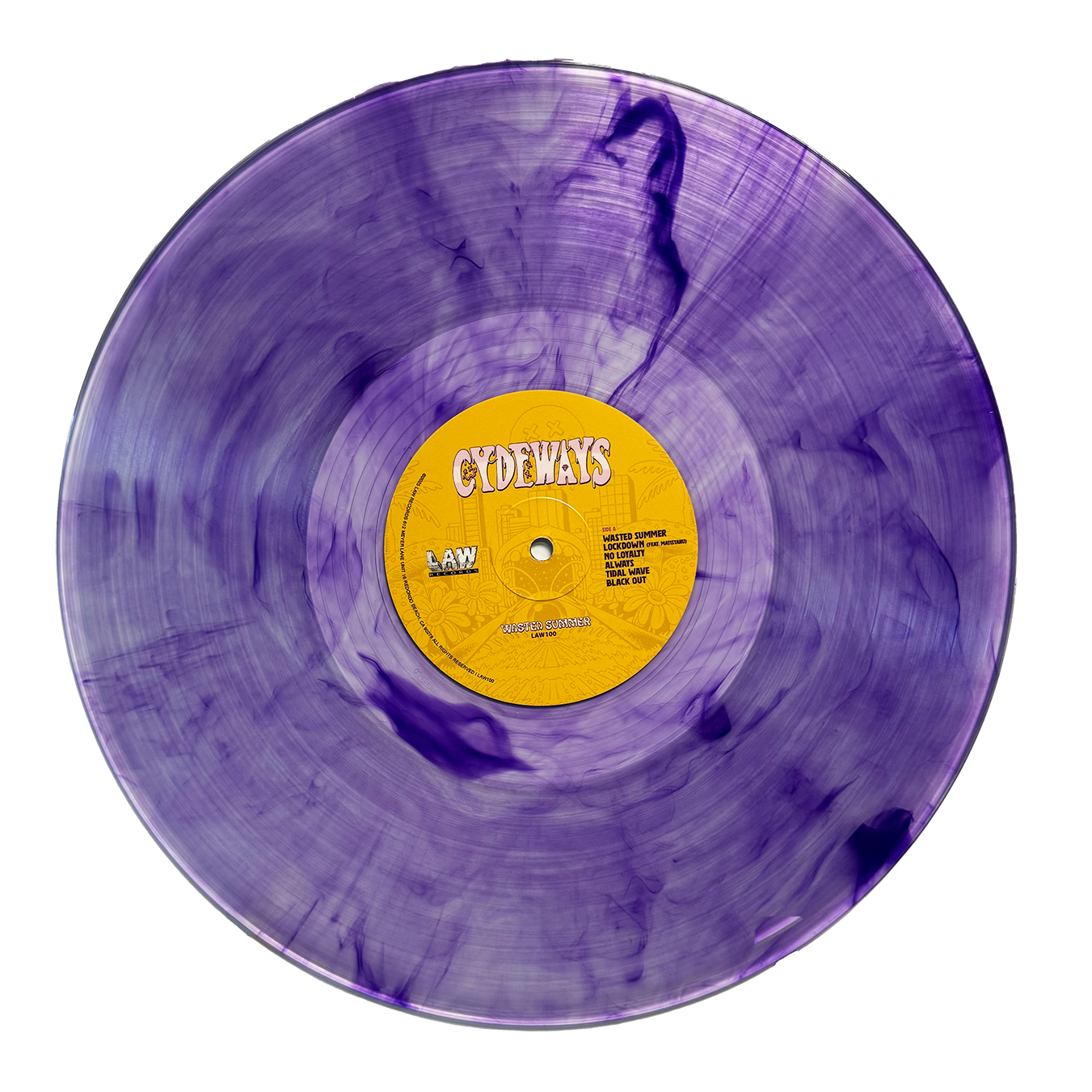 Cydeways - Wasted Summer LP (Purple Swirl)