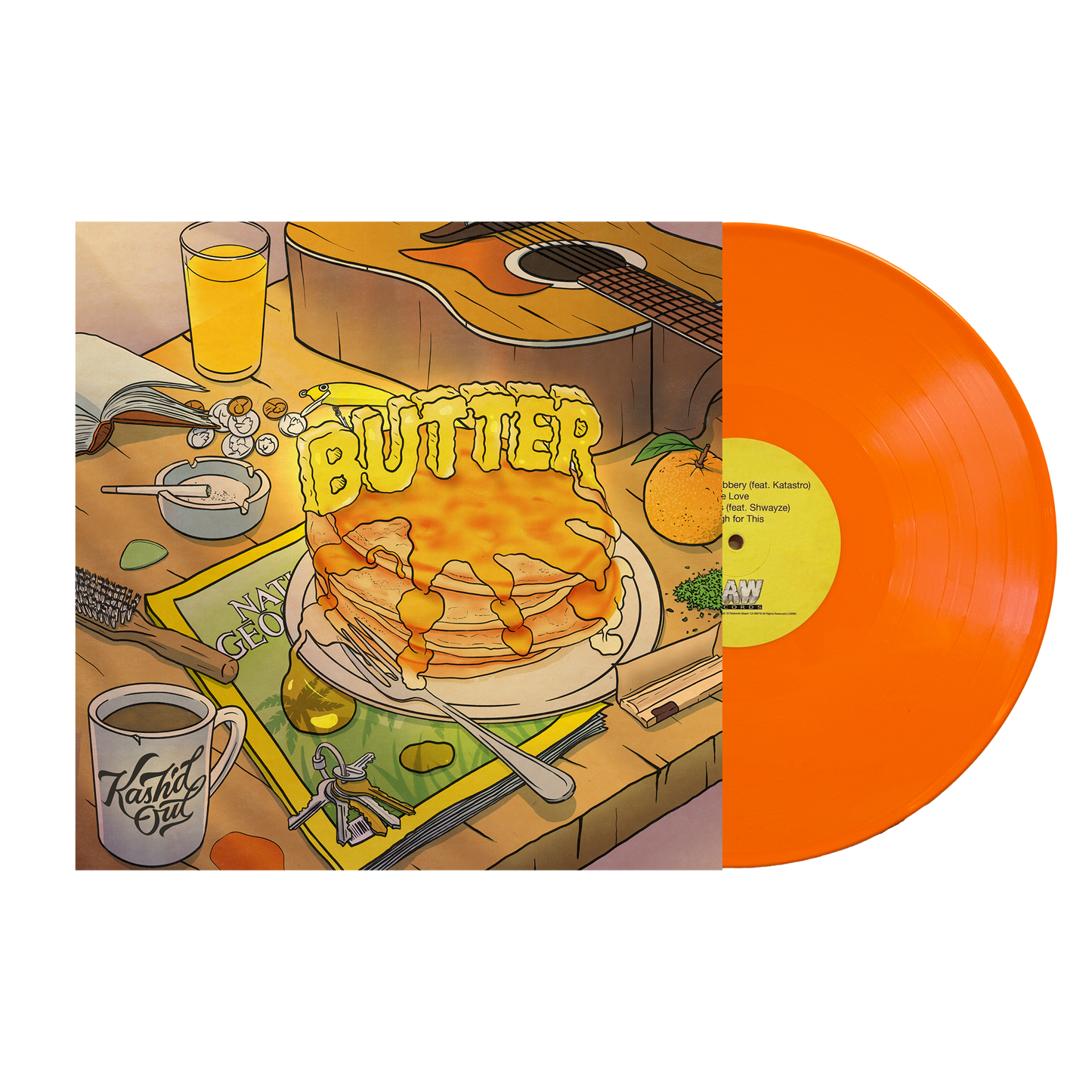 Kash'd Out Butter Vinyl - (Orange) LP