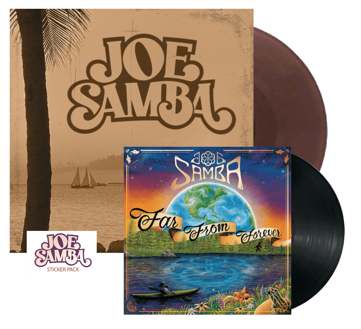 Joe Samba "Lifeline" & "Far From Forever" LP + Sticker Pack [PRE-ORDER]