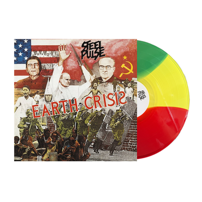 Steel Pulse "Earth Crisis" - Red, Yellow and Green Tri Color LP [1984]