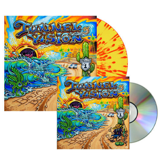 Tunnel Vision "Baja Bound" Vinyl/CD Bundle - Yellow/Orange Splatter
