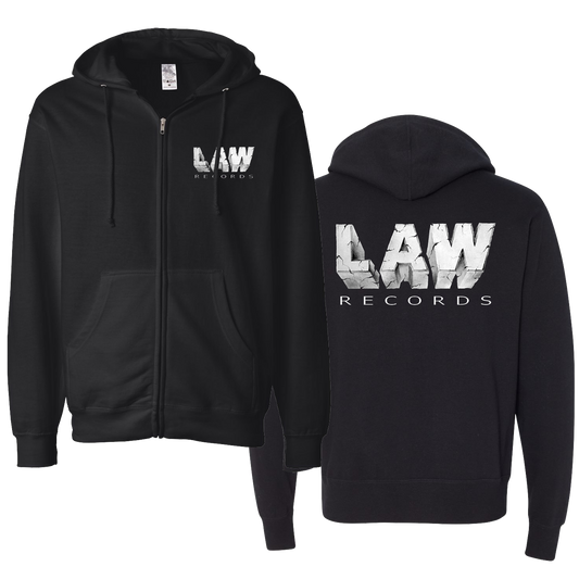 LAW Records Zip Hoodie