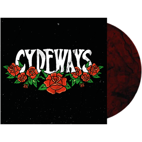 Cydeways LP - Red with Black Swirl