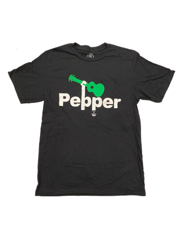 Pepper - Guitar on Black Tee