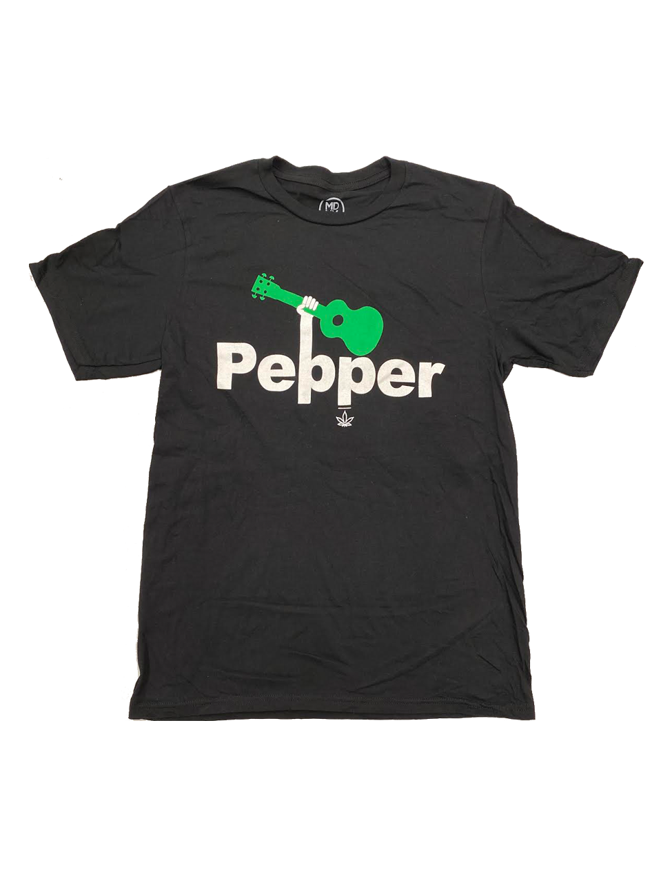 Pepper - Guitar on Black Tee