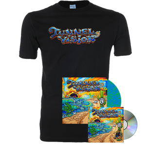 Tunnel Vision "Baja Bound" Tee/ Vinyl/ CD Bundle - Green/Blue Splatter