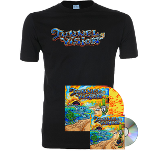 Tunnel Vision "Baja Bound" Tee/ Vinyl/ CD Bundle - Yellow/Orange Splatter